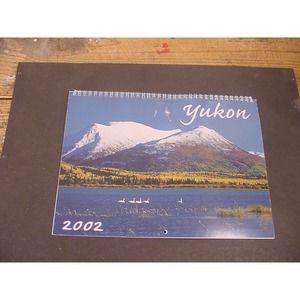 Vintage YUKON 2002 Wall Calendar - 12 Beautiful Heavy Format Photographs